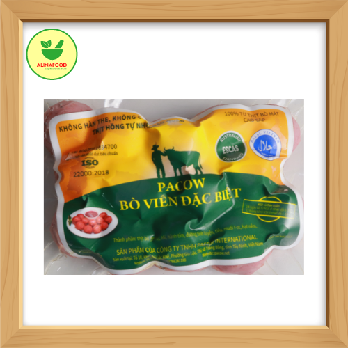 TTBOBVE0200PCW-Bò viên đặc biệt Pacow 200g